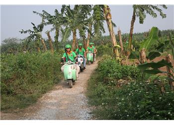 vespa tour hanoi - red river delta countryside tour 4.5 hours