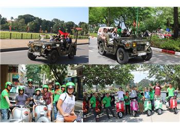 vespa tour hanoi - Combo Vespa & Jeep Tours Full Day Tour