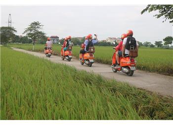 vespa tour hanoi - Ninh Binh Vespa Full Days Start From Hanoi - Limousine - Vespa - Boat - Rural Villages 